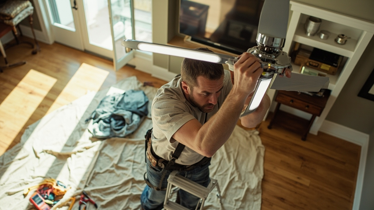 How We Handle Ceiling Fan Installation with Precision and Code Compliance