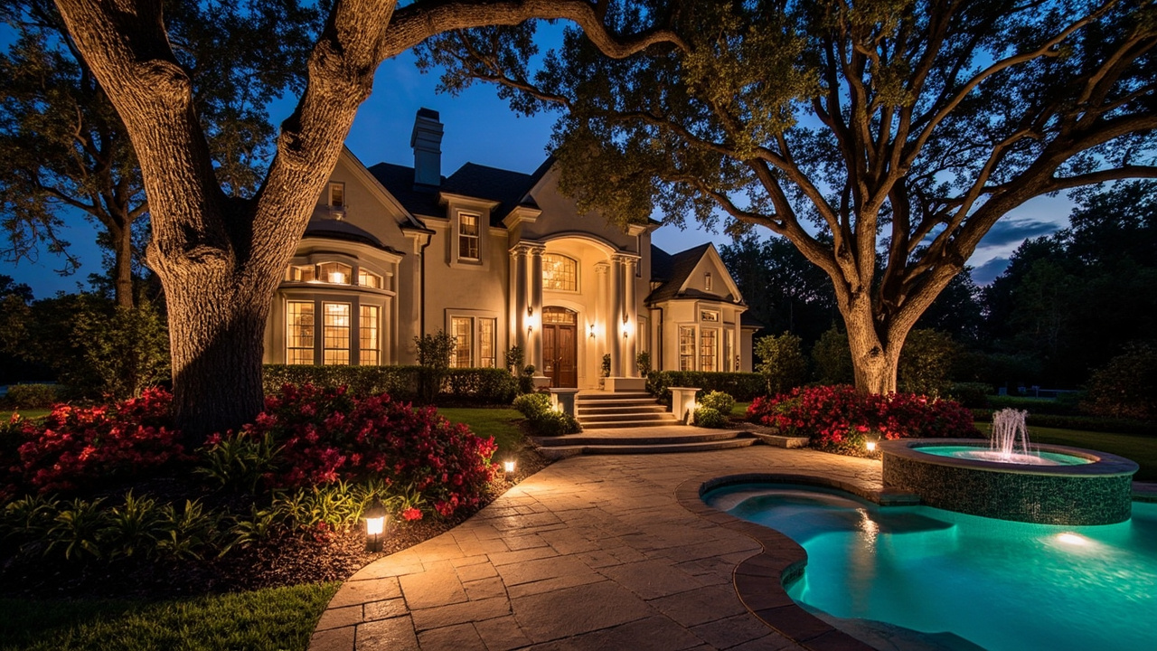 How Professional Landscape Lighting Systems Deliver Results