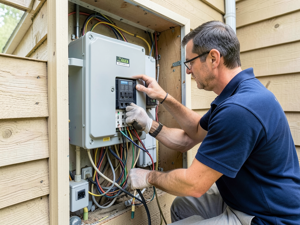 Powering a new backyard tiny house or adu in the h