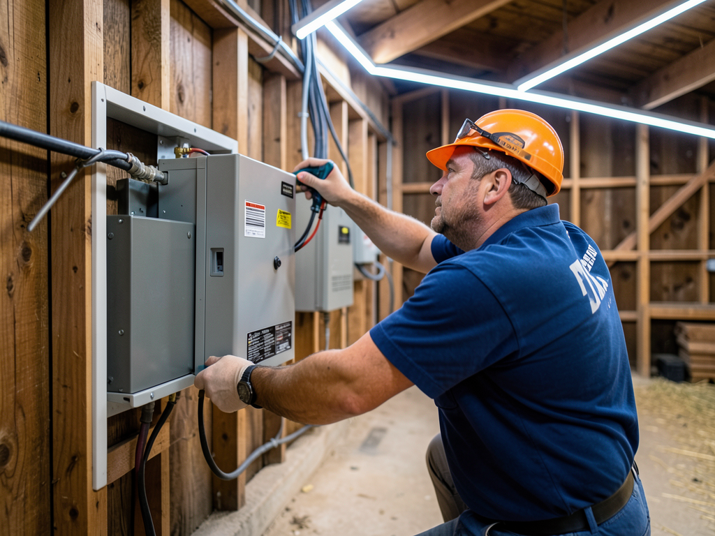 The right way to run power to a new barn or stable